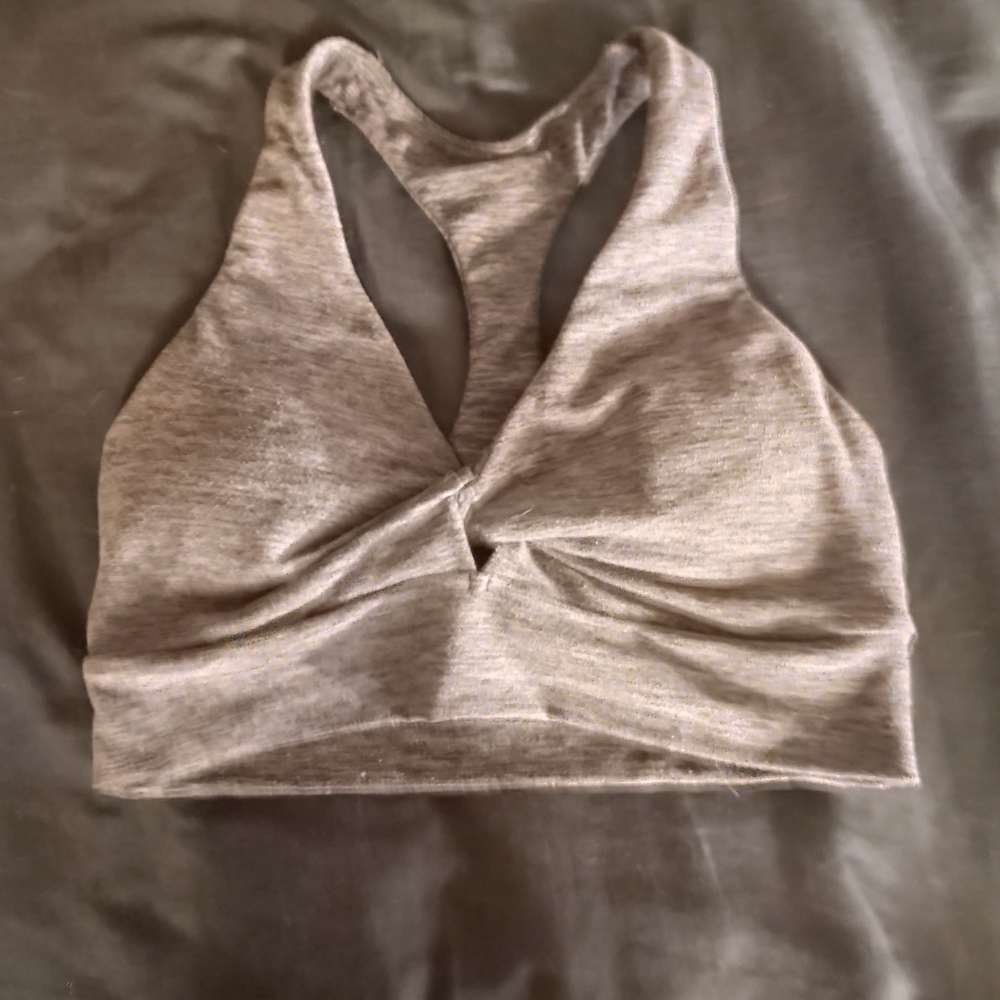 VS Dark Grey Lounge Bra